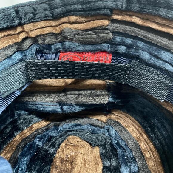 San Diego Hat Company Brown Black striped bucket hat adjustable fit vintage 90’s - Picture 5 of 5